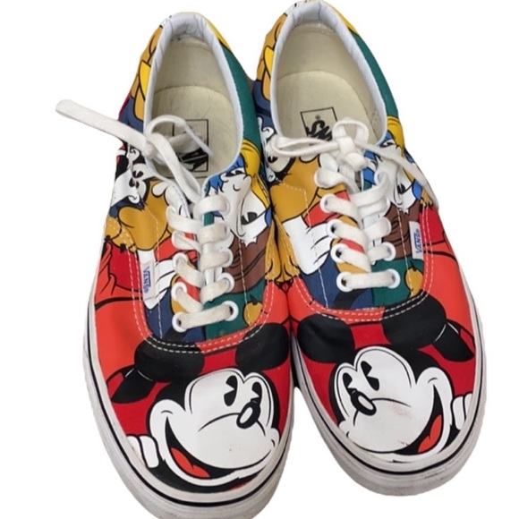 Vans Disney Collab Mickey and Friends Era Donald Goofy Pluto Womens 10 Mens 8.5 - Picture 3 of 16